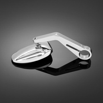 Motocyklové zrcátko Highway Hawk FERRERA na řidítka 22/25mm, L/P, chrom (1ks)